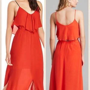 Dolce Vita Verna Silk Maxi Dress NWT w defects